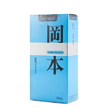 冈本SKIN超润滑安全套10只 水润充盈