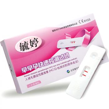 毓婷早早孕快速检测试纸板型 独立包装1人份