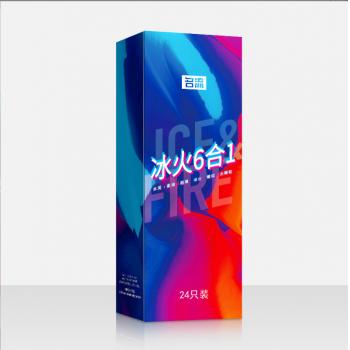 【买一送一】名流激情冰火六合一安全套24只 冰火超薄颗粒
