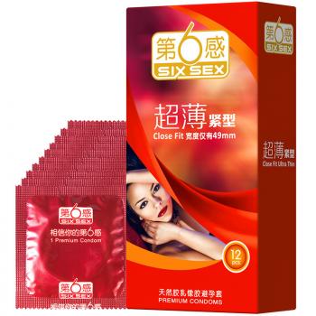 第6感超薄紧型安全套12只 紧绷贴合 敏感刺激