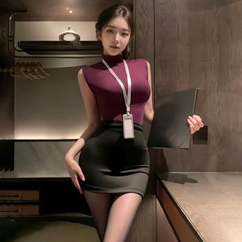 禁欲系OL秘书套装 制服诱惑 紧身包臀